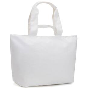 Sacola Bagelite 22" 50L de lona grande para mulheres branca