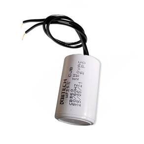 Capacitor Com 2 Fios Metalizados Para Motor 45Uf 250 Vac Mvm