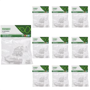 10 Kit Acessórios Fixação A50 P/ Fita Led Neon 12V Taschibra