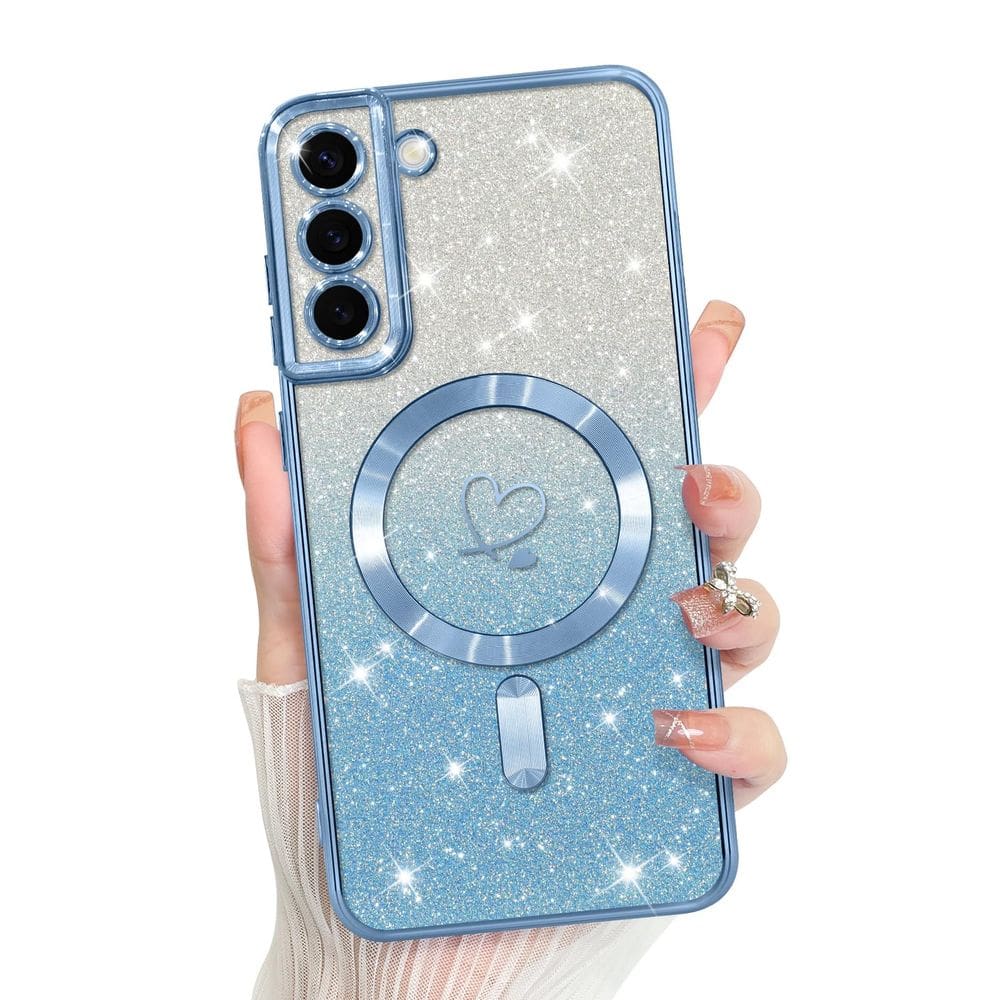 Capa de telefone Bonoma compatível com Samsung Galaxy S22 Plus azul