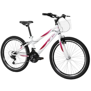 Bicicleta Infantil Caloi Ceci Aro 24 Branco