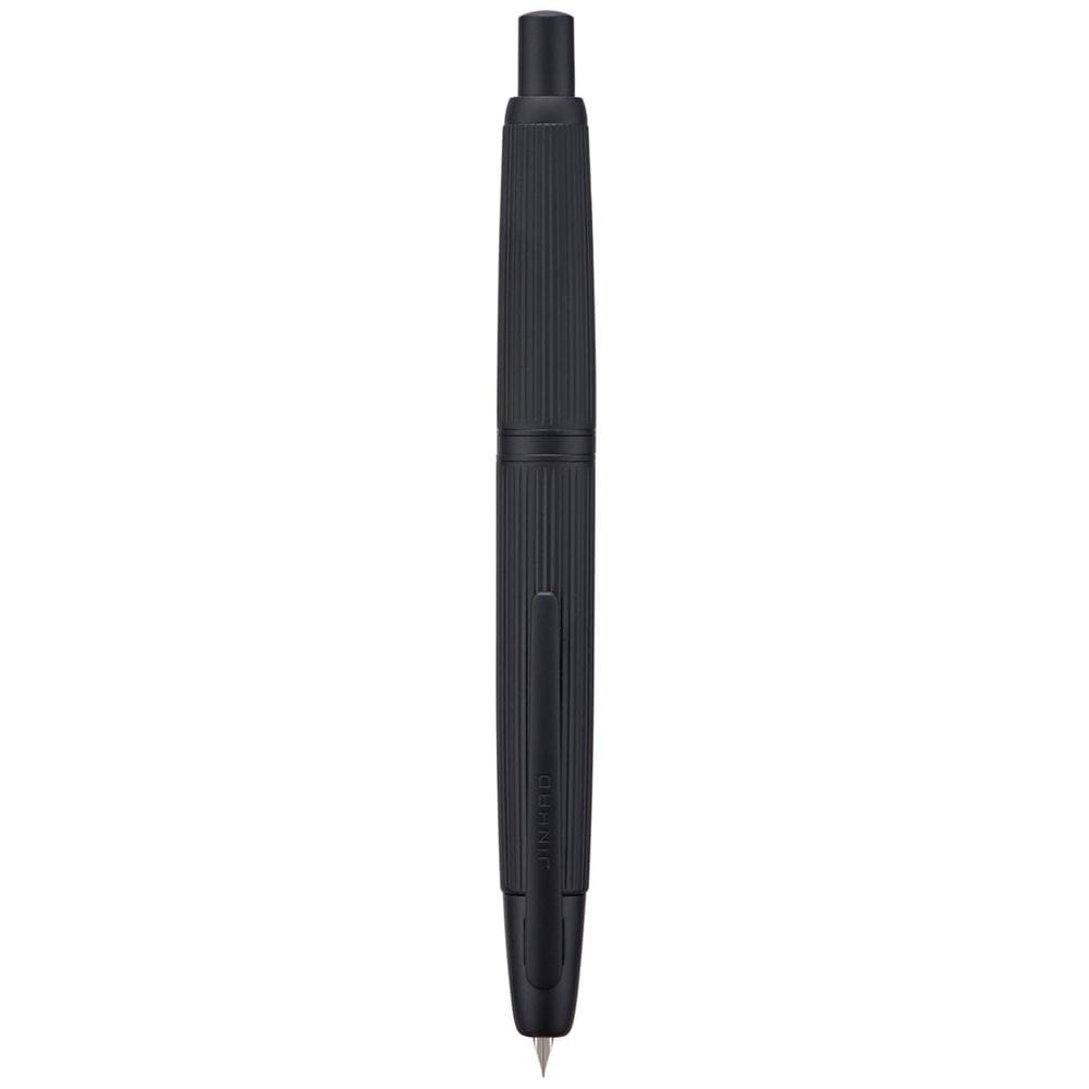 Caneta-tinteiro Jinhao 10 Press Black Matt Chromium Extra Fine
