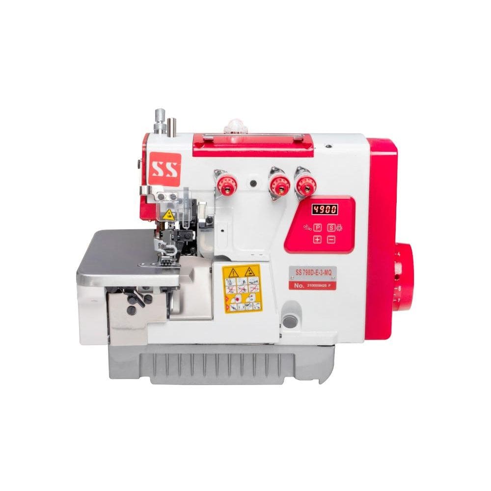 Máquina Costura Industrial Overlock Direct Drive SS798-D-E-3-MQ 110V - Sun Special