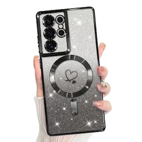 Capa de telefone Bonoma compatível com Samsung Galaxy S21 Ultra