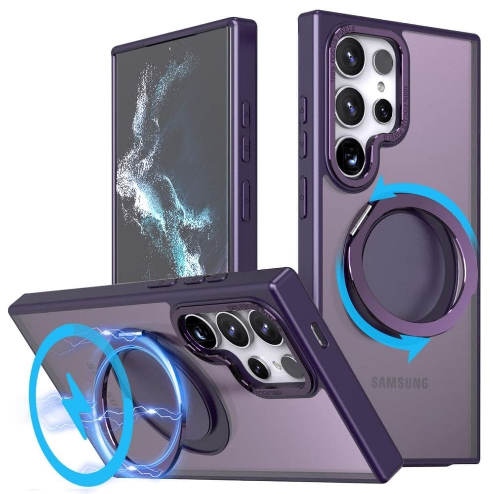 Capa de telefone MUGCOFF para Samsung Galaxy S23 Ultra 6.8” roxa