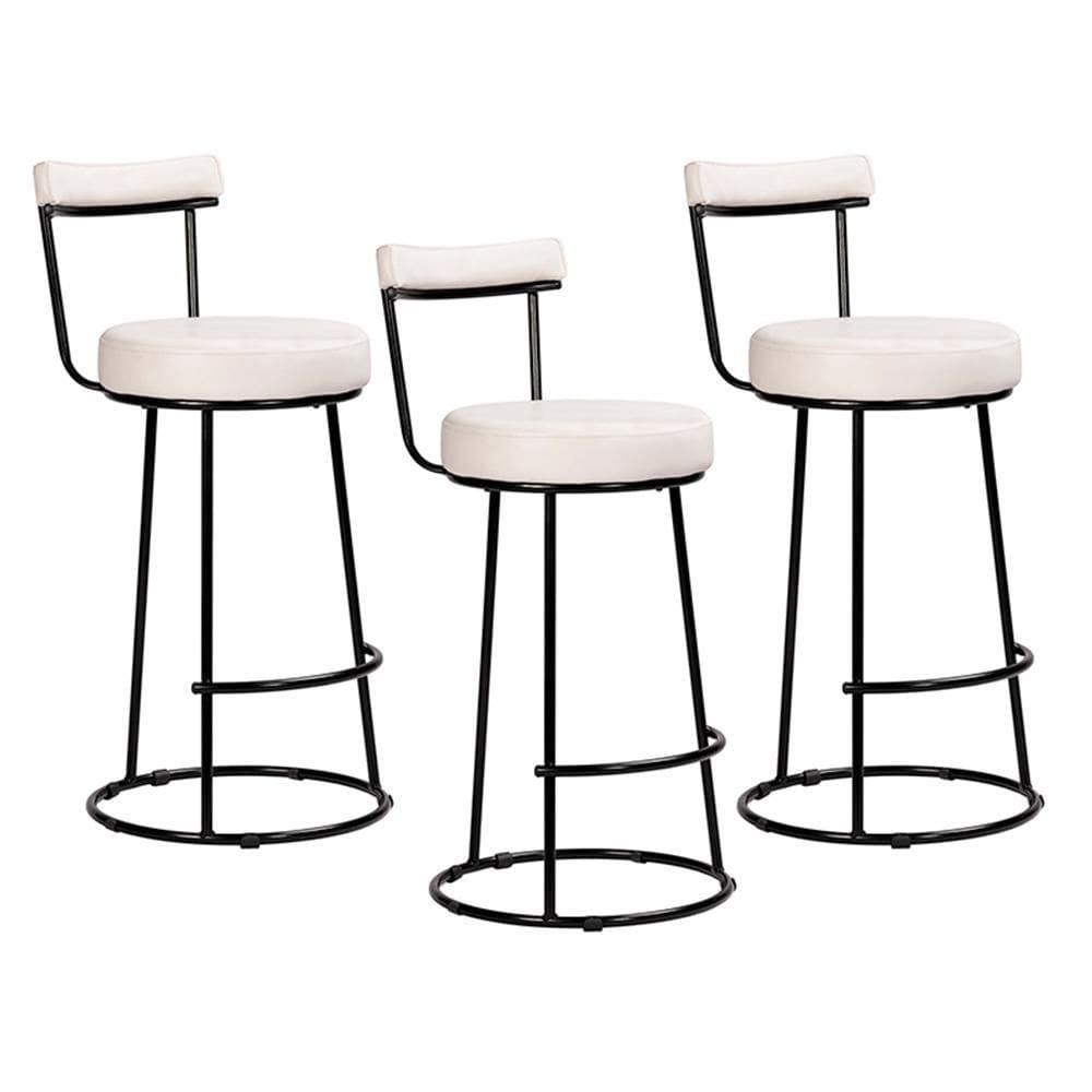 Kit 3 Banquetas Miami 96cm Couríssimo - Salaone