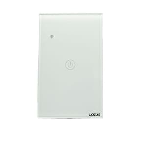 Interruptor Inteligente 1 Botão Wifi 4X2 - Branco 50/1