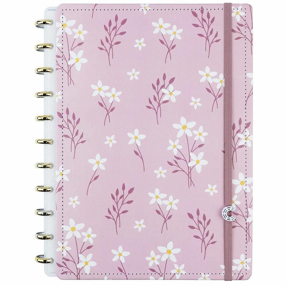 Caderno Inteligente Grande Pink Blossom By Sof 80Fls