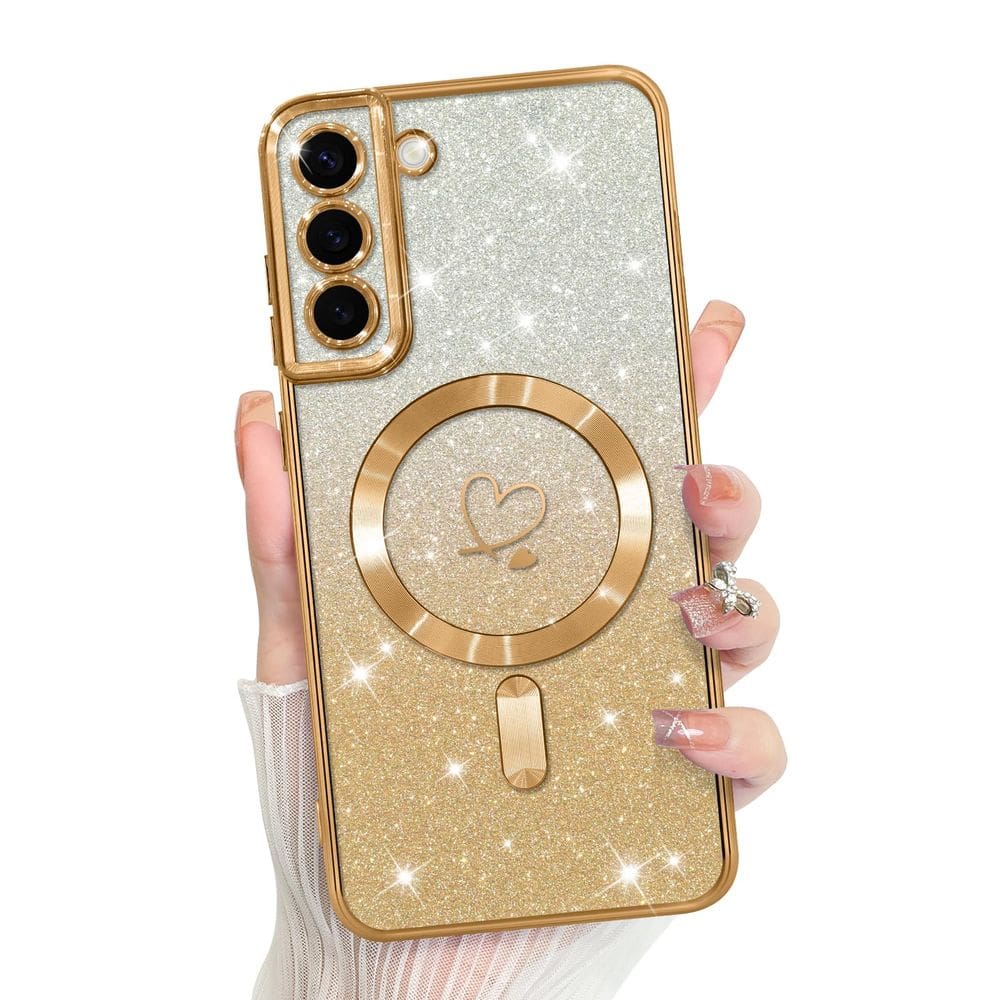 Capa de telefone Bonoma compatível com Samsung Galaxy S21 -Gold