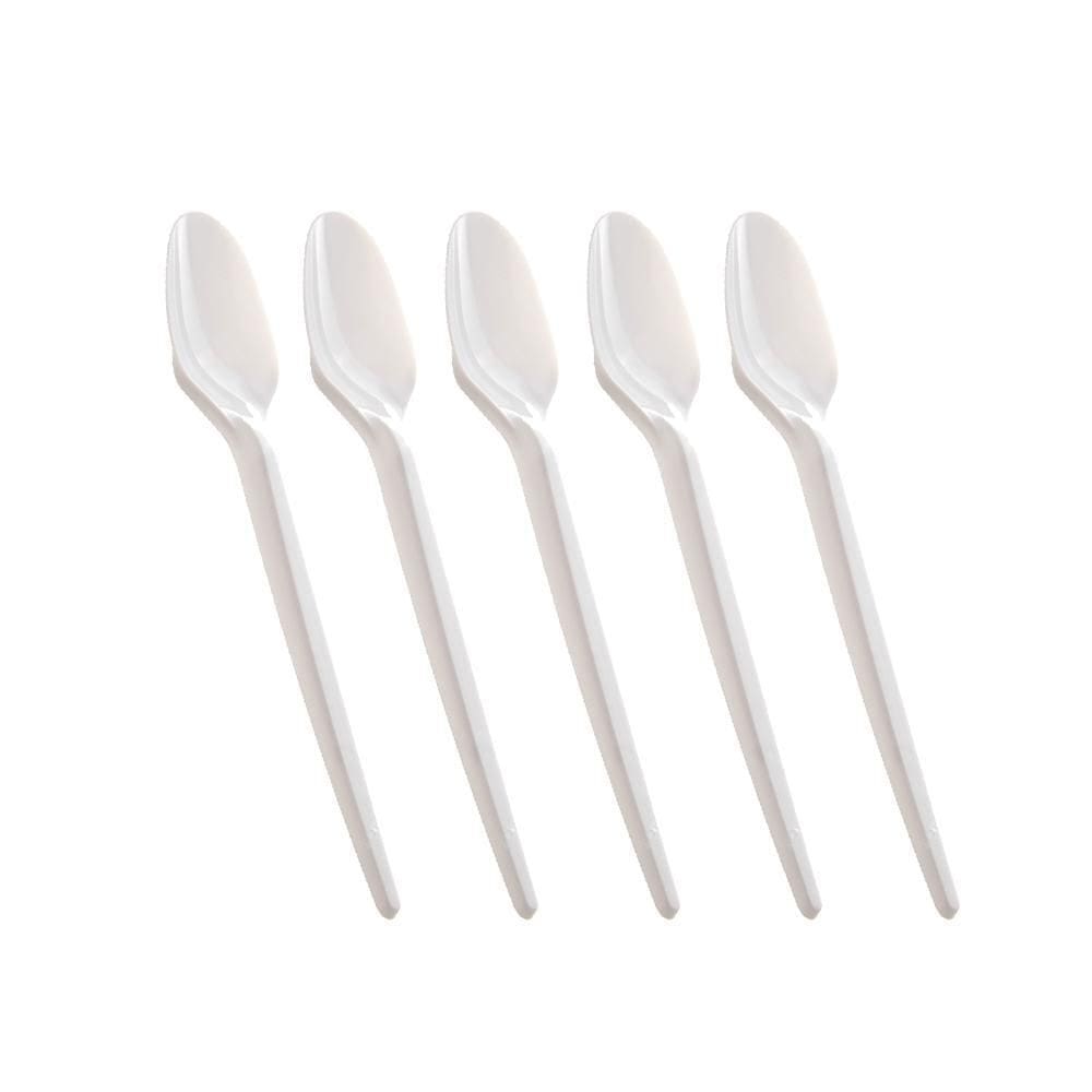 Colher De Sobremesa Biodegradável 50U Kit 5