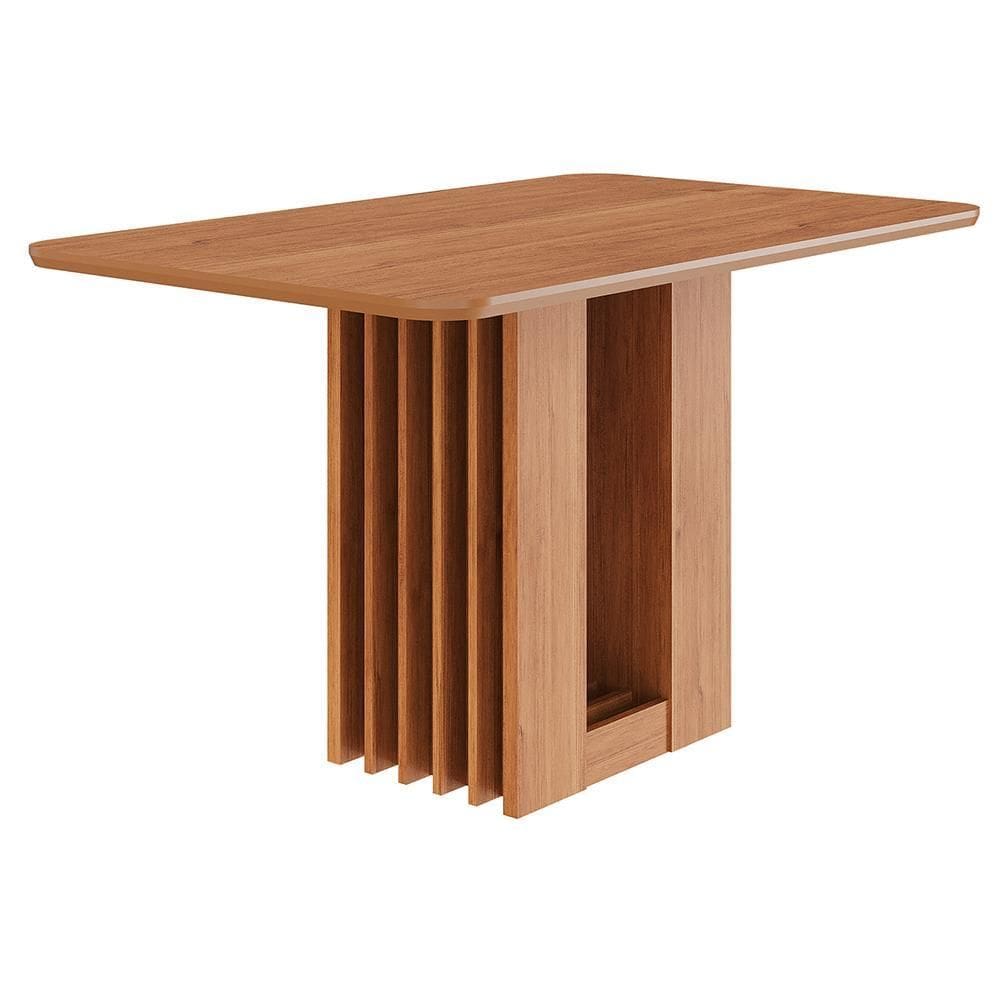 Mesa de Jantar Retangular Ariela 130x80 com Tampo em MDF - Cimol Móveis