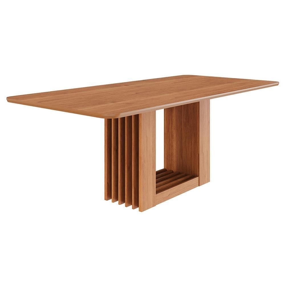 Mesa de Jantar Retangular Ariela 210x100 com Tampo em MDF - Cimol Móveis