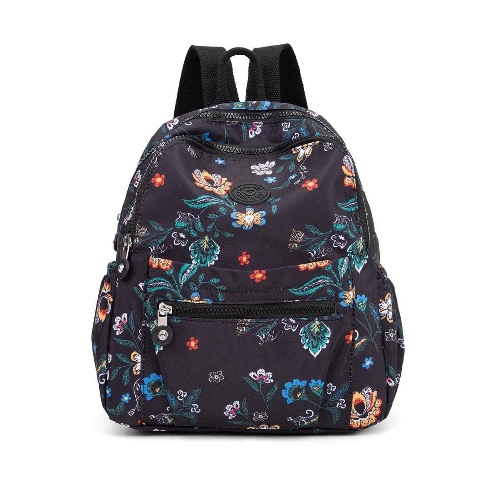 Mini mochila Pealwel para mulheres, nylon, impermeável