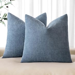 Capas de almofadas decorativas MIULEE Chenille 45x45cm, pacote com 2