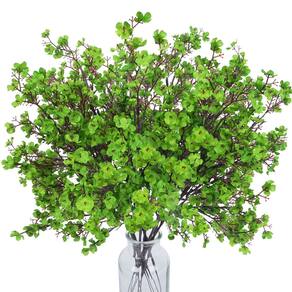 Flores artificiais AILANDA Babys Breath Green 12 unidades