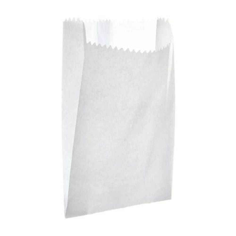 2000 Saco Papel Cereais Branco 1/2Kg 10X17 Embale Bem 4Pct
