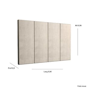 Painel Cama Box Fantasy 0,90 Tecido Suede Cor Nude Comprar