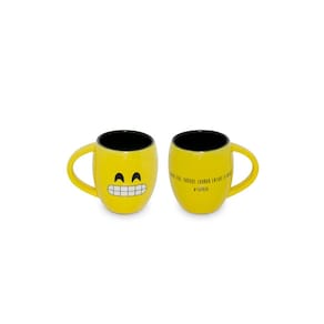 Caneca de Ceramica Emojis Sorriso 10X8cm