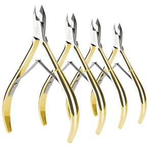 Kit de aparador de cutículas LePinko Upgrade Dead Skin Clipper, 4 unidades