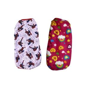 Kit 2 Roupas Para Cães - Pijama E Suéter Rosa M/G