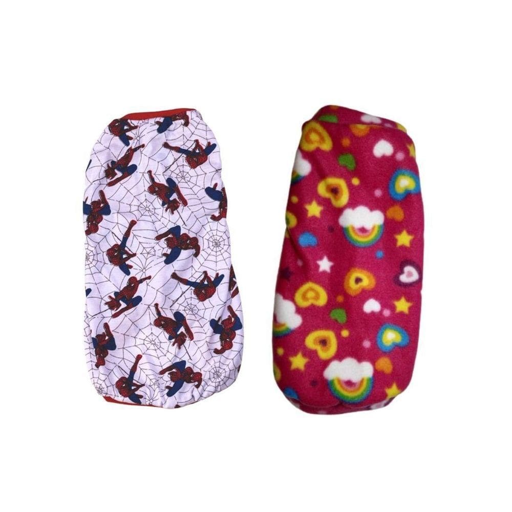 Kit 2 Roupas Para Cães - Pijama E Suéter Rosa M/G