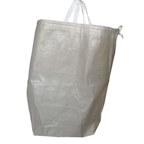 Saco De Ráfia Lavanderia 100X90Cm Cadarço Alça Pacote Com 10