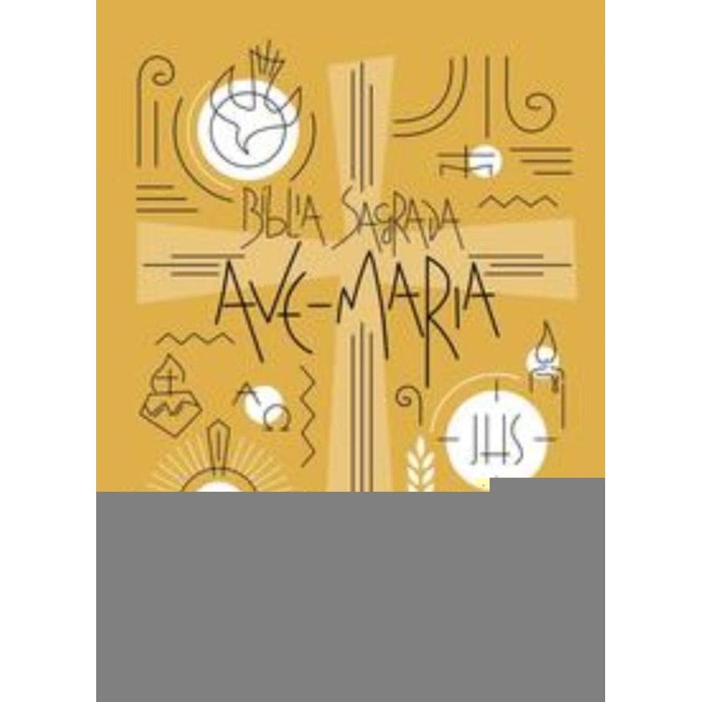 Bíblia Sagrada Ave-Maria - Capa Símbolos