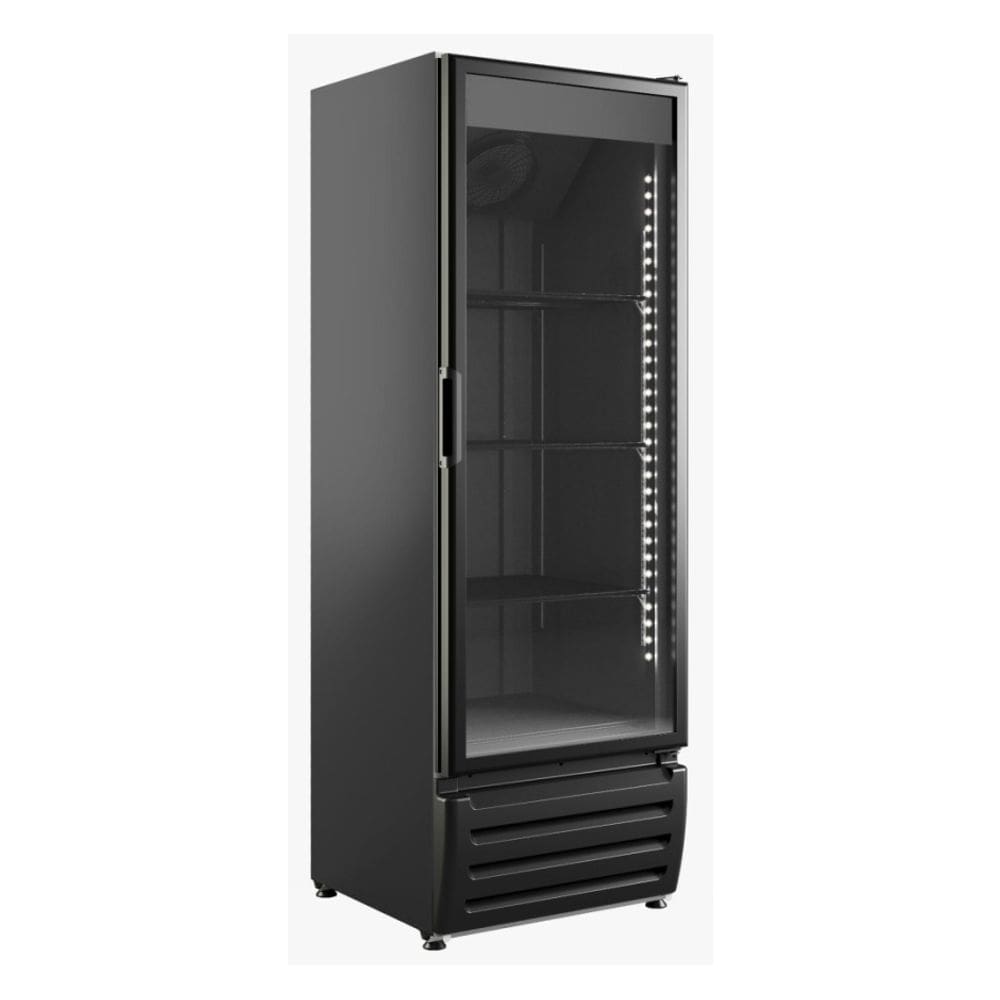 Cervejeira Braslar 500 Litros Porta De Vidro Preto Vega C500P1 127v