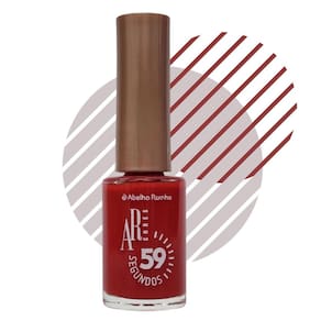 Esmalte Secagem Rápida 59 Segundos Vermelho Beijo Cinema Ar