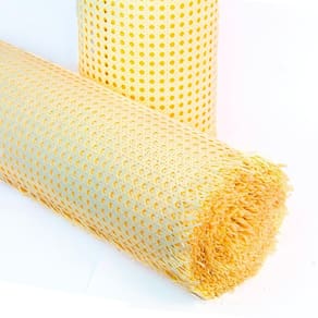 Palhinha Indiana Rattan Sextavada Tela Natural 5,50Mt X 50Cm