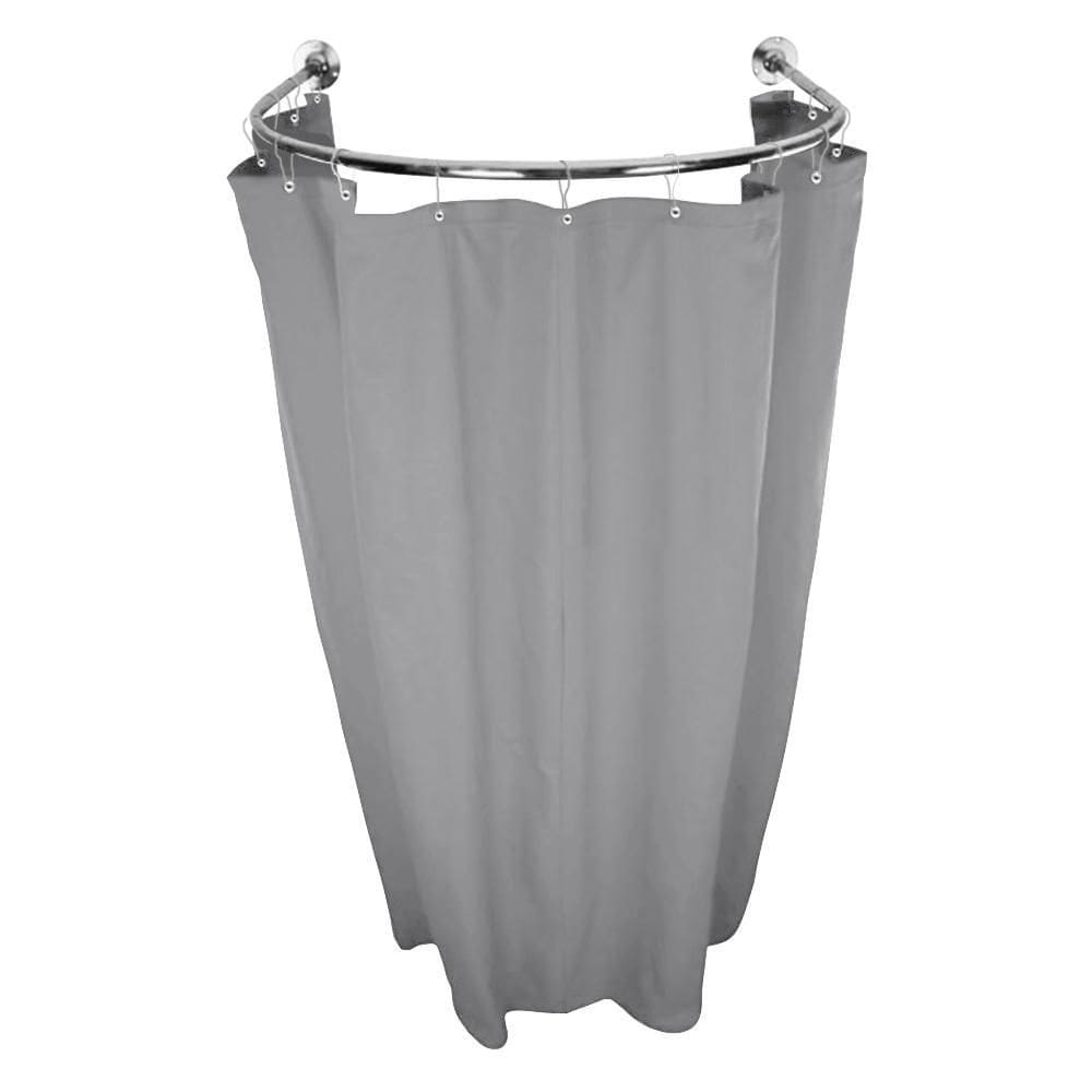 Cortina Provador Arco 70X70 E 90X90 Blackout Cinza