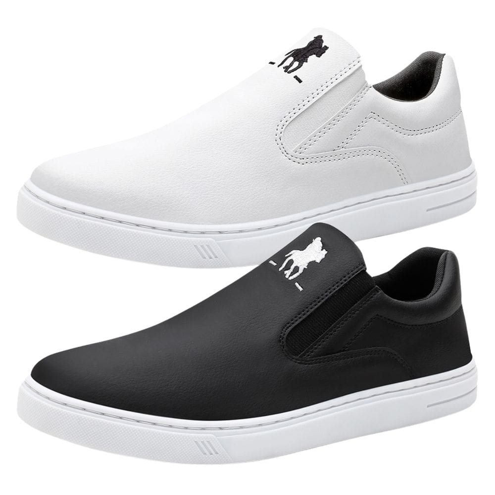 Kit Sapatênis Casual Masculino Polo Plus Linha Premium Macio