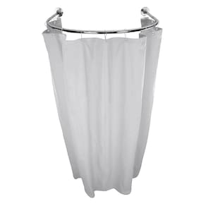 Cortina Provador Arco 70X70 E 90X90 Blackout Branco Gelo