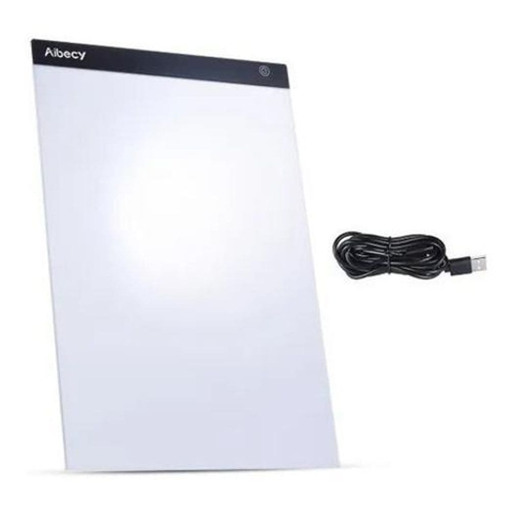Kit 2 Mesa De Luz Para Desenho Led Portátil Digitalizadora A4