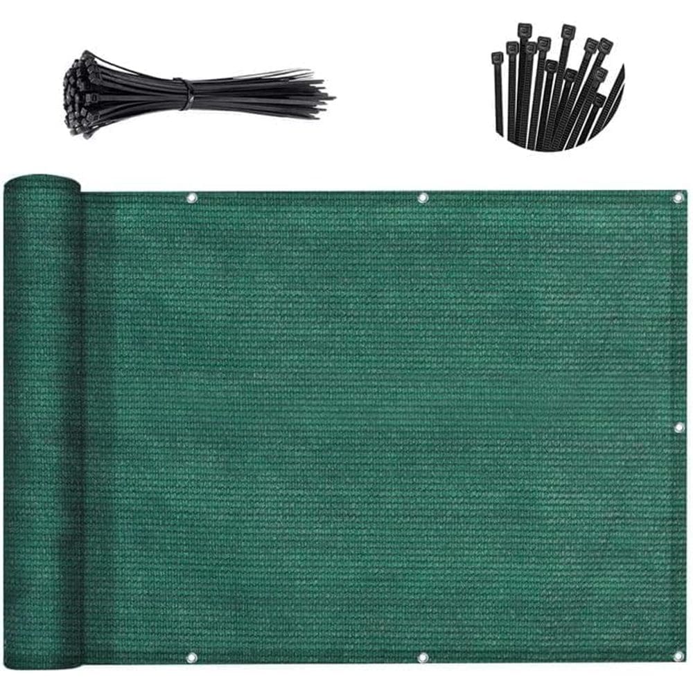 Tela de privacidade para varanda SUNNY GUARD Verde escuro 0,9x7,6m