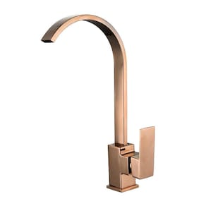 Torneira Monocomando Cozinha Giratória Titaly Rose Gold