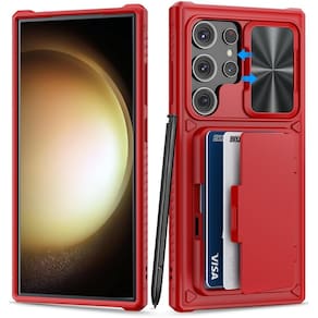 Capa de telefone BXYJY para Samsung Galaxy S23 Ultra com suporte de cartão