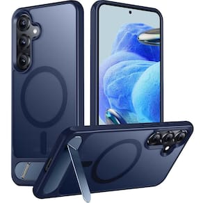 Capa de telefone Temdan Magnetic para Samsung Galaxy S25 Plus azul