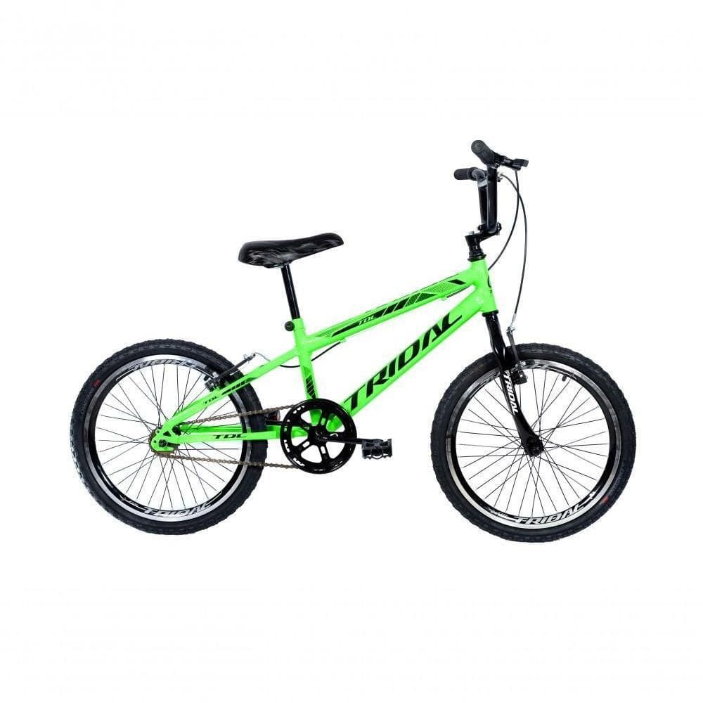 Bicicleta Aro 20 Infantil Bmx Cross Tridal Bike - Verde - 14
