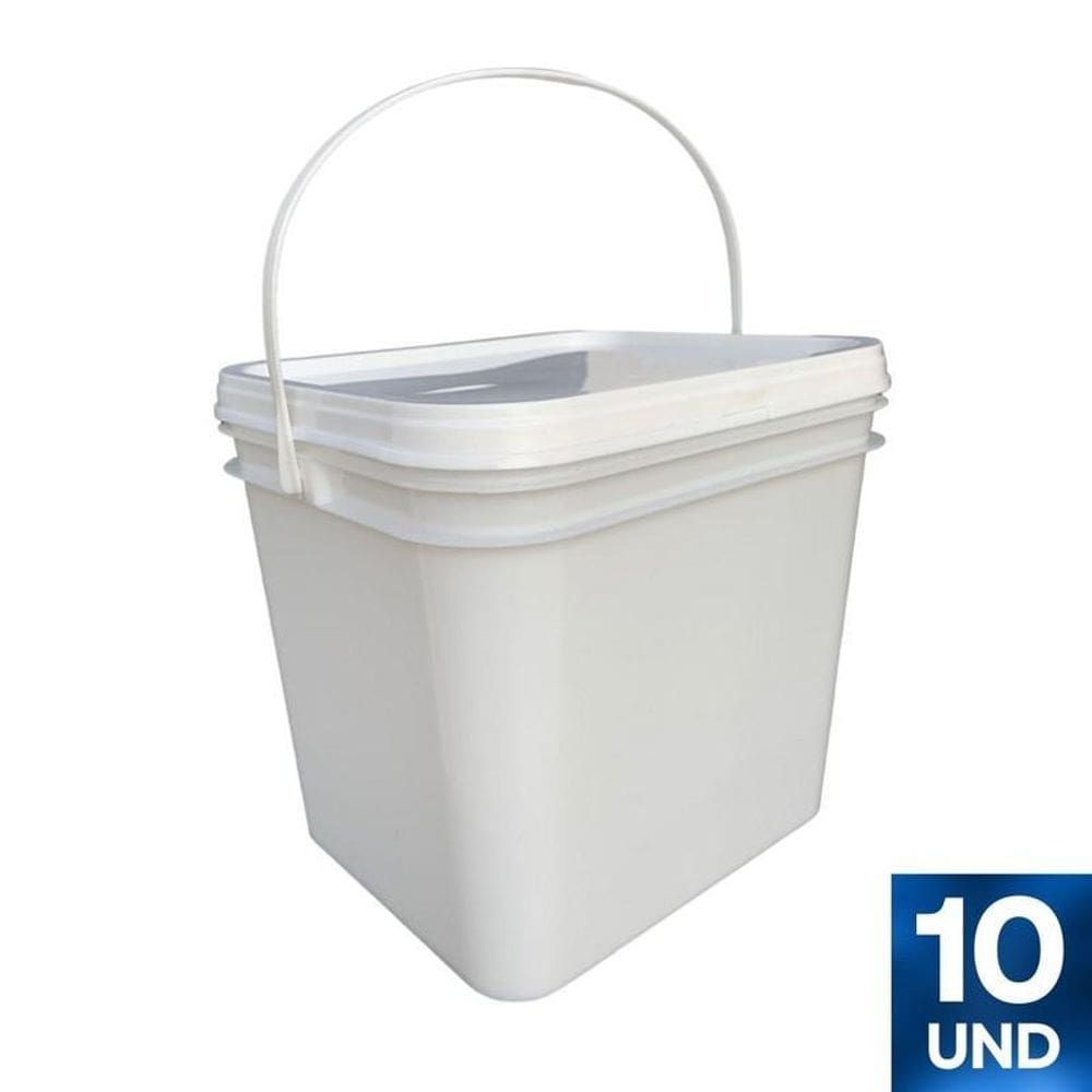 Pote Para Algodão E Cotonete 3L Retangular - 40 Pçs