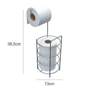 Papelaria Porta Papel Higiênico De Chão Elegante Premium