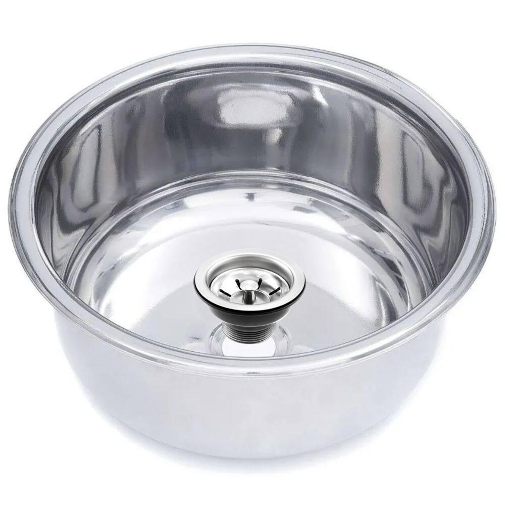 Cuba Redonda 30x15 - Aço 304 - Polida