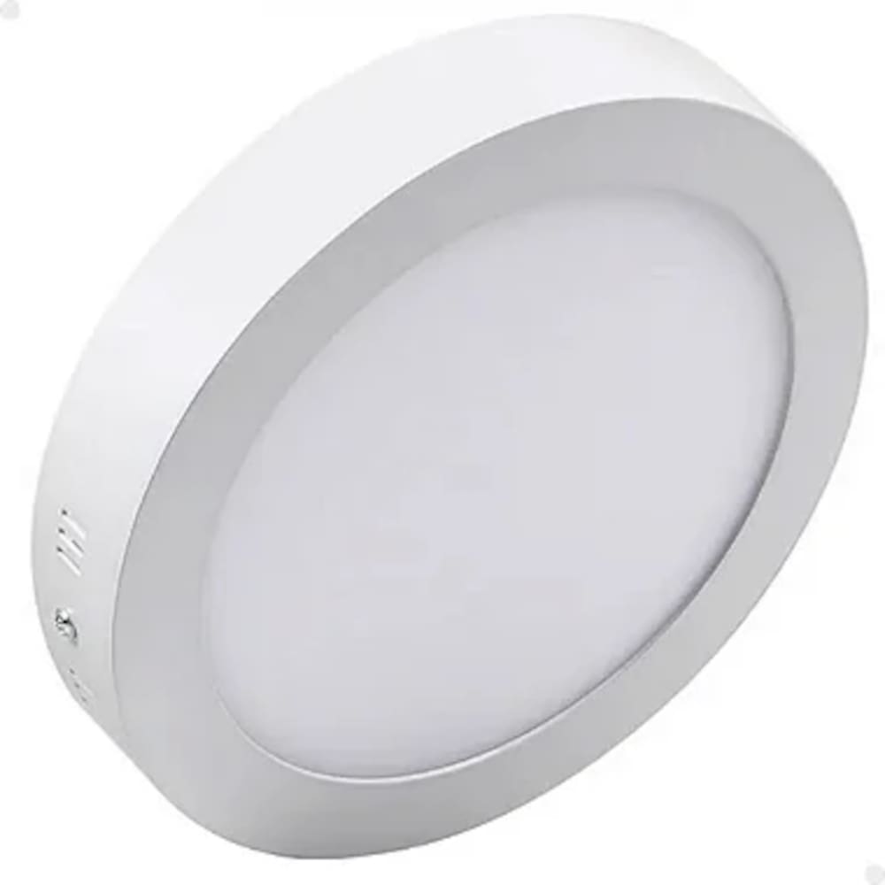 Plafon Painel De Led Redondo De Sobrepor 30cm 25w 6500k