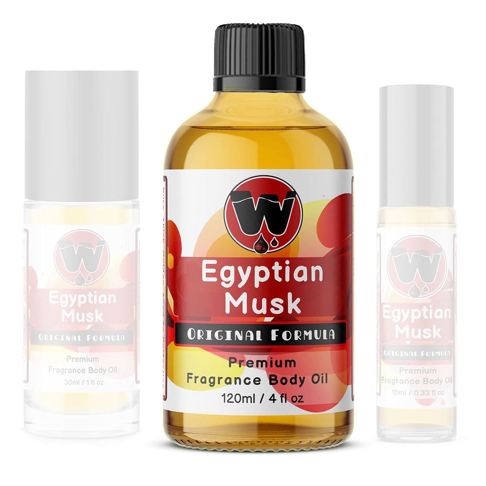 Frasco de vidro de óleo de almíscar egípcio Perfume WagsMarket 120 ml