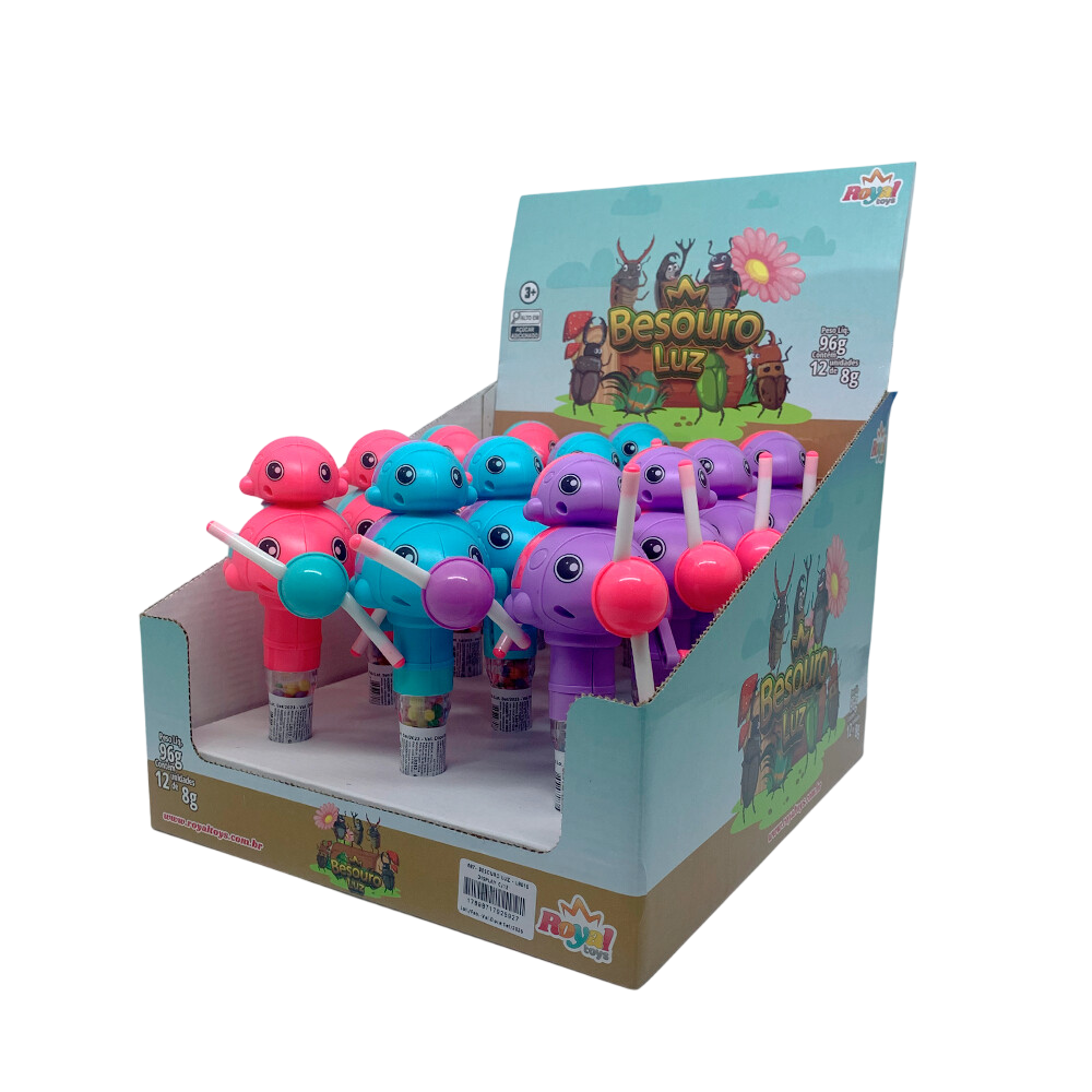 Besouro Luz (12 unidades) – Inseto Brilhante e Divertido