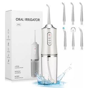 Irrigador Elétrico Jato Água Oral Limpador Dentário Bucal Escova Dental