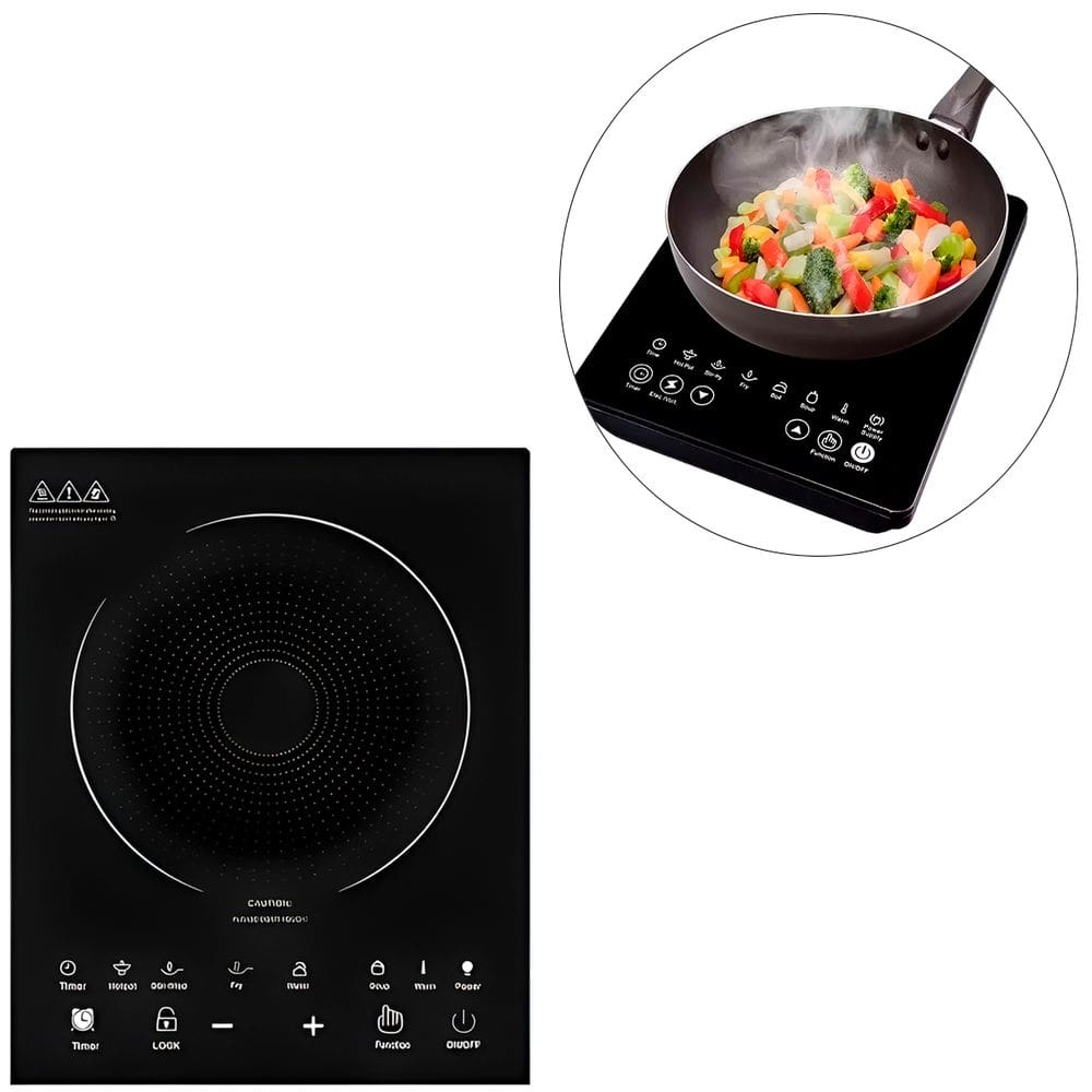 Fogão Cooktop Indução Elétrico 1 Boca Cozinha Praticidade Voltagem:110V
