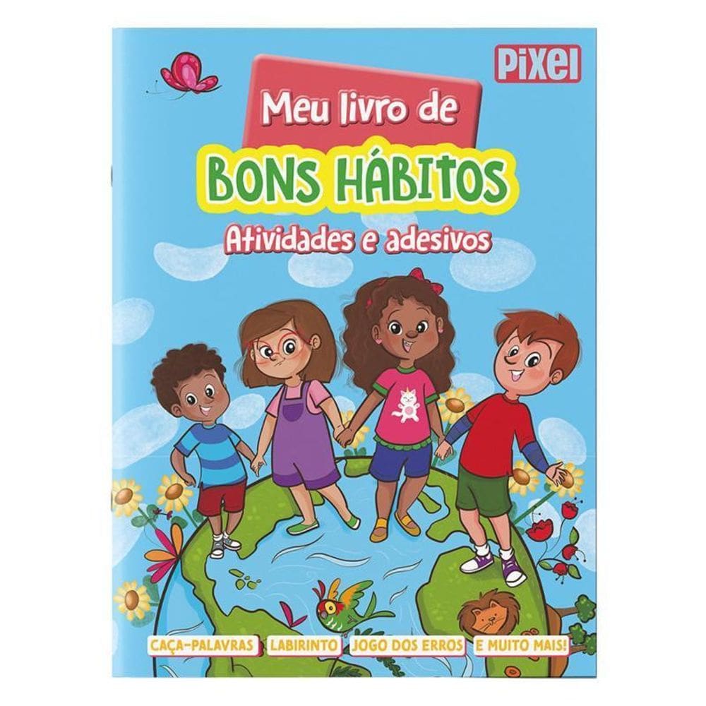 Meu Livro De Bons Hábitos Atividades E Adesivos