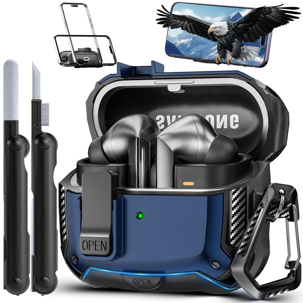 Capa compatível com Samsung Galaxy Buds 3 e Buds 3 Pro