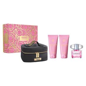 Conjunto de perfumes Versace Bright Crystal Eau de Toilette 90 ml x 3